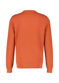 Lerros Herren Strickpullover "Lerros", orange, Gr. S, 100% Baumwolle, Pullover