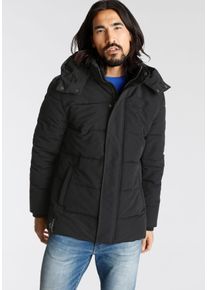 ALPENBLITZ Herren Steppjacke ""Svendborg"", schwarz, casual, Gr. XL, Web, Obermaterial: 100% Polyester. Futter: 100% Polyester. Wattierung: 100%