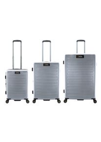 Koffer "CRUISE", National Geographic, silber, Polyester, elegant, Koffer, mit praktischem TSA-Zahlenschloss