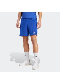 Herren Shorts "D4T HR SHO", blau, sportlich, Gr. M, adidas Performance, Obermaterial: 84% Polyester, 16% Elasthan, Hosen