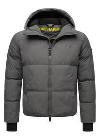 STONE HARBOUR Herren Steppjacke "Tayroos XX", grau, casual, Gr. M, Obermaterial: 100% Nylon, Futter: 100% Polyester, Wattierung: 100% Polyester,