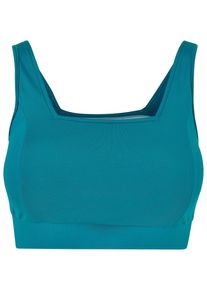 Urban Classics Damen Sport-BH "Urban Classics Damen Ladies Recycled Squared Sports Bra", Gr. XS, grün, 78% Polyester, 22% Elasthan, BHs