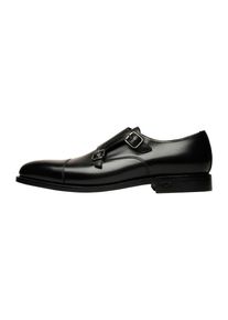 Henry Stevens Herren Slipper "Marshall CDM Businessschuh", Gr. 48, schwarz, Leder, elegant, Schuhe, Herren Slipper Lederschuhe handgefertigt,