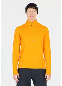 SOS Herren Strickpullover "Timberline", gelb, sportlich, Gr. L, unifarben, 90% Polyester, 10% Elasthan, Pullover, für viel Bewegungsfreiheit auf der