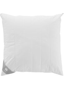 Kunstfaserkopfkissen Musterring, B:80cm L:80cm, weiß, Bezug: 100% Baumwolle. Füllung: 100% Polyester, Kopfkissen, "Moonz"