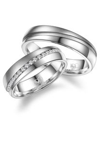 MARRYA Damen Trauring "Edelstahl Ringe Trauringe Eheringe Partnerringe", 62, Edelstahl, silber, Edelstahl, Fingerringe