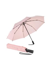 Euroschirm Partnerschirm "Automatik 3432, rose", rosa, Bezug: 100% Polyester, uni, Regenschirme, kompakte Größe, mit Automatik und extra großem Dach
