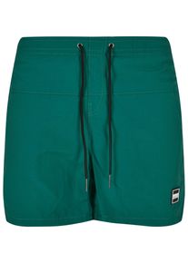 Urban Classics Herren Badeshorts "Urban Classics Herren Block Swim Shorts", grün, Gr. XS, 100% Polyamid, Badehosen