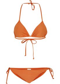 Urban Classics Damen Bügel-Bikini "Urban Classics Damen Ladies Recycled Triangle Bikini", orange, Gr. L, 83% Polyester, 17% Elasthan, Bikini-Sets