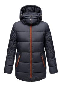 Navahoo Damen Winterjacke "Wattewölkchen", blau, Basic, Gr. XL, Obermaterial: 100% Polyester (recycelt), Futter: 100% Polyester (recycelt),