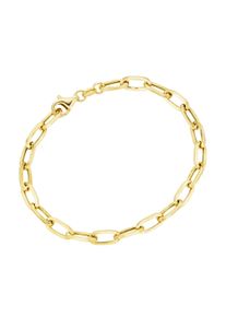 Smart Jewel Damen Armband "Glieder oval, Silber 925", 19cm, Silber 925 (Sterlingsilber), gold, Silber 925 (Sterlingsilber), Armbänder