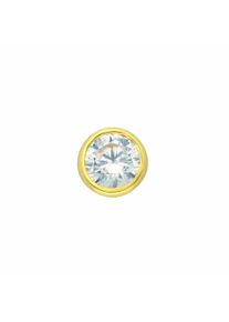 Adelia´s ADELIA ́S Damen Ketten-Anhänger "Damen Goldschmuck 333 Gold Anhänger mit Zirkonia Ø 7 mm", mit Zirkonia, Gelbgold 333, gold, Gelbgold 333,