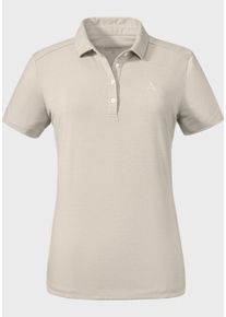 Schöffel SCHÖFFEL Damen Poloshirt "CIRC Polo Shirt Tauron L", weiß, sportlich, Gr. 34, Oberstoff: 100% Polyester, Shirts
