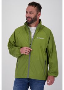 DEPROC Active Herren Regenjacke "ROBSON MEN", grün, sportlich, Gr. S, 100% Polyester, Jacken, auch in Großen Größen erhältlich