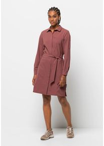 Jack Wolfskin Damen Blusenkleid "LIGHT WANDER DRESS W", rot, Gr. XXL, OBERSTOFF 100% POLYESTER, Kleider