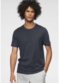 OTTO products Herren T-Shirt "»GOTS zertifiziert – aus Bio-Baumwolle«", blau, Basic, Gr. S, Single Jersey, Obermaterial: 100% Baumwolle, Shirts,