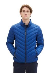 Tom Tailor Herren Steppjacke, blau, casual, Gr. XXL, Obermaterial: 100% Polyester. Futter: 100% Polyester, Jacken, mit Logo Applikation am Ärmel