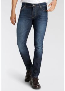 Bruno Banani Herren Slim-fit-Jeans "Jimmy (Stretch)", blau, modisch, Gr. 40, Obermaterial: 98% Baumwolle, 2% Elasthan, Jeans, schmale Beinform,