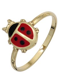 Jobo Damen Fingerring "Marienkäfer", Gelbgold 333, gold, Gelbgold 333, Fingerringe, 333 Gold