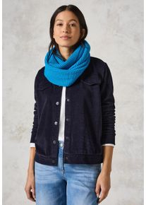 Cecil Damen Loop, blau, casual, unifarben, Stoff, 55% Viskose, 27% Polyester, 18% Polyamid, Modetücher, aus softem Materialmix