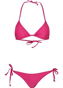 Urban Classics Damen Bügel-Bikini "Urban Classics Damen Ladies Recycled Triangle Bikini", lila, Gr. L, 83% Polyester, 17% Elasthan, Bikini-Sets