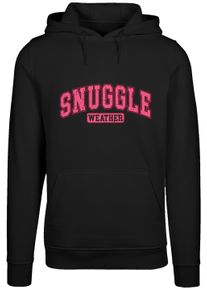 F4NT4STIC Damen Kapuzenpullover "Snuggle Weather Cozy Winter Holiday", schwarz, casual, Gr. S, Obermaterial: 65% Baumwolle, 35% Polyester, Pullover,