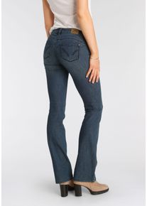 Arizona Damen Bootcut-Jeans "Shaping", blau, Basic, Gr. 80, Denim/Jeans, Obermaterial: 79% Baumwolle, 19% Polyester, 2% Elasthan, Jeans, bootcut,