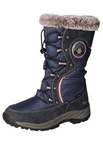 Mustang Shoes Kinder Winterstiefel, Gr. 31, blau, Textil, Basic, Schuhe, Snowboots, Outdoorstiefel in bequemer Weite