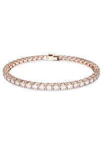 Swarovski Damen Tennisarmband "Matrix, 5648934, 5693927, 5648936, 5657665, 5648927, 5648930, 5657657", M, Metall, rosa, Metall, Armbänder, mit