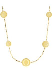JOOP! JOOP Damen Kette ohne Anhänger "2038034", Edelstahl, L: 50cm B: 2mm, gold, Edelstahl, B:2mm, Halsketten