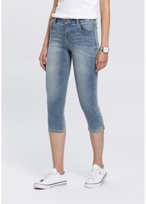 Arizona Damen Caprijeans "Ultra-Stretch", blau, Basic, Gr. 50, Denim/Jeans, Obermaterial: 74% Baumwolle, 24% Polyester, 2% Elasthan, Jeans,