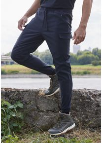 John Devin Herren Jogger Pants, schwarz, sportlich, Gr. 46, unifarben, Obermaterial: 95% Polyamid, 5% Elasthan, Hosen, Trekking-Outdoor-Hose mit