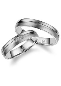 MARRYA Damen Trauring "Titan Ringe Trauringe Eheringe Partnerringe", 50, Titan, silber, Titan, Fingerringe