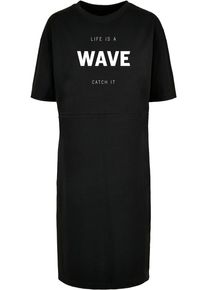 Merchcode Damen Shirtkleid "Merchcode Damen", schwarz, klassisch, Gr. XXXL, unifarben, 100% Baumwolle, Kleider