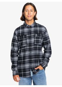 Quiksilver Herren Langarmhemd "CANTWELL SHIRT", schwarz, sportlich, Gr. M, Obermaterial: 100% Baumwolle, Hemden