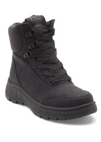 Roxy Damen Schnürboots "KARMEL", Gr. 37, schwarz, Synthetik, unifarben, sportlich, Schuhe, Winterstiefel, Schnürstiefel, Winterschuhe, gefüttert