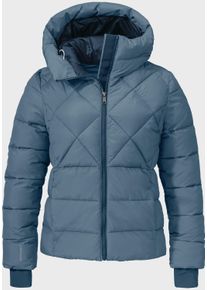 Schöffel SCHÖFFEL Damen Winterjacke "Ins Jacket Boston L", blau, modisch, Gr. 36, Oberstoff : 63% Nylon 37% Baumwolle Futter : 100% Polyester Wattierung :