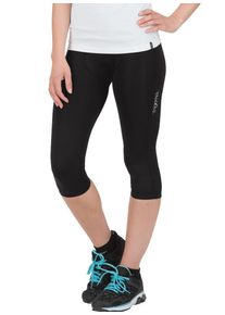 TRIGEMA Damen Funktionshose "TRIGEMA 3/4 Radlerhose", schwarz, sportlich, Gr. XXL, 85% Polyester (Bioactive), 15% Elastan, Hosen