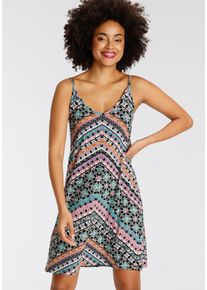 Kangaroos Damen Sommerkleid, bunt, casual, Gr. 36, ethno, gemustert, bedruckt, Jersey, Obermaterial: 95% Viskose, 5% Elasthan, Kleider, festliche