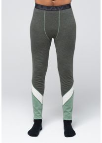 BULA Herren Stoffhose, grün, casual, Gr. L, mehrfarbig, 50% Wolle, 50% Viskose, Hosen, mit bequemem Dehnbund