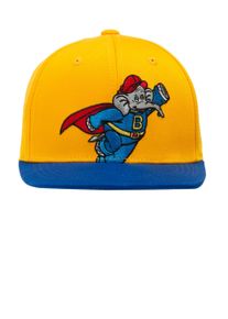 KOAA Baby Baseball Cap "Benjamin Blümchen - Superheld", gelb, casual, Gr. 3, bestickt, 100% Baumwolle, Caps, mit detailreicher Stickerei