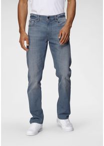 H.I.S. H.I.S Herren Comfort-fit-Jeans "ANTIN", blau, modisch, Gr. 36, leichte Abriebeffekte, Denim/Jeans, Obermaterial: 78% Baumwolle, 20% Polyester, 2%