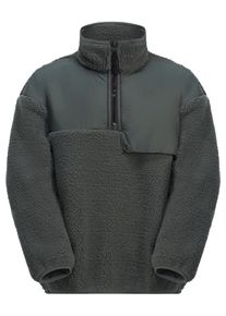 Jack Wolfskin Kinder Stehkragenpullover "TEEN HALFZIP FLEECE Y", grün, Gr. 128, 1. OBERSTOFF 100% POLYESTER 2. OBERSTOFF 100% POLYESTER 1.FUTTER 100%