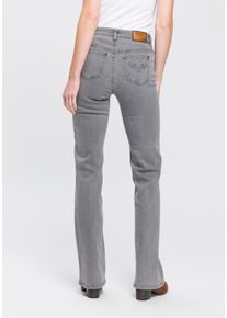 Arizona Damen Bootcut-Jeans "Comfort-Fit", grau, Basic, Gr. 84, Denim/Jeans, Obermaterial: 98% Baumwolle, 2% Elasthan, Jeans, ausgestellte Beinform,