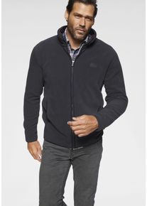 MAN'S WORLD MAN'S WORLD Herren Fleecejacke, blau, casual, Gr. M, Obermaterial: 100% Polyester, Jacken, für die Übergangszeit, aus Fleece, casual Look,