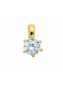 Adelia´s ADELIA ́S Damen Ketten-Anhänger "Damen Goldschmuck 333 Gold Anhänger mit Zirkonia", mit Zirkonia, Gelbgold 333, gold, Gelbgold 333, Schmuckanhänger,