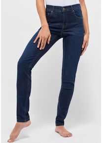 Angels Damen Slim-fit-Jeans "SKINNY", blau, casual, Gr. 46, Denim/Jeans, Obermaterial: 91% Baumwolle, 6% Polyester, 3% Elasthan, Jeans