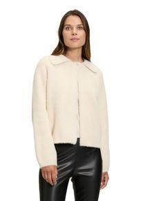 Betty Barclay Damen Strickjacke "Betty Barclay Strick-Cardigan mit Kragen", beige, feminin, Gr. 46, Strick, Obermaterial: 80% Polyamid, 20%