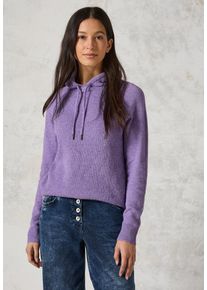 Cecil Damen Rollkragenpullover, lila, casual, Gr. XL, unifarben, Web, 37% Baumwolle, 34% Polyacryl, 26% Polyester, 3% Elasthan, Pullover, mit Kragen