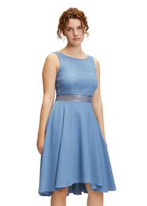 Vera Mont Damen Abendkleid "Vera Mont Abendkleid mit Spitze", blau, Gr. 42, Obermaterial: 100% Polyester. Futter: 100% Polyester., Kleider, Spitze
